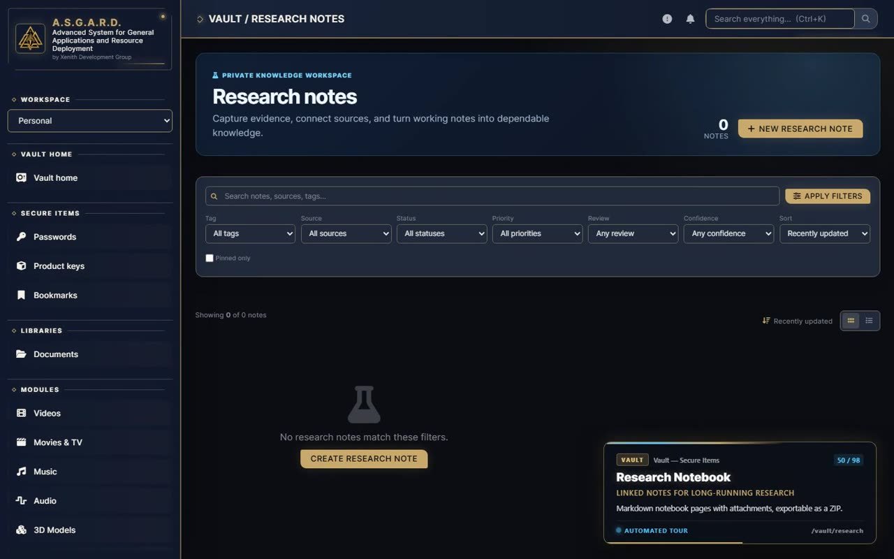 Research notebook